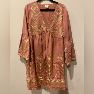 French boho chic dress